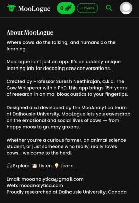 Cow sounds app ...About us
