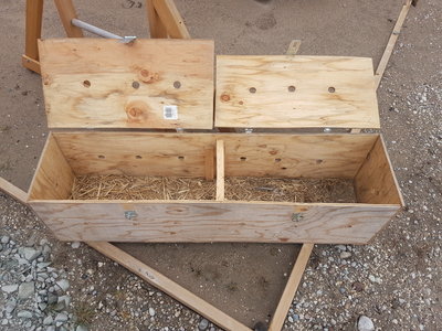 hen crates have 2 of these