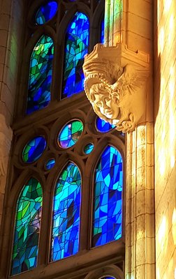 Detail of Interior of the Sagrada