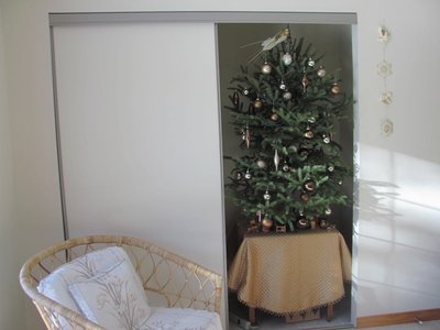 Christmas tree in the closet.jpg