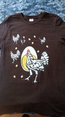 Steven's chicken shirt